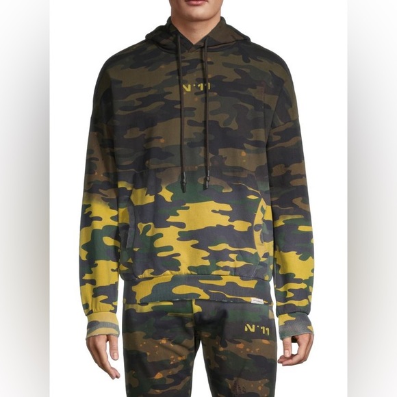 NWT Eleven Paris Acid Camo Hoodie - Picture 4 of 10